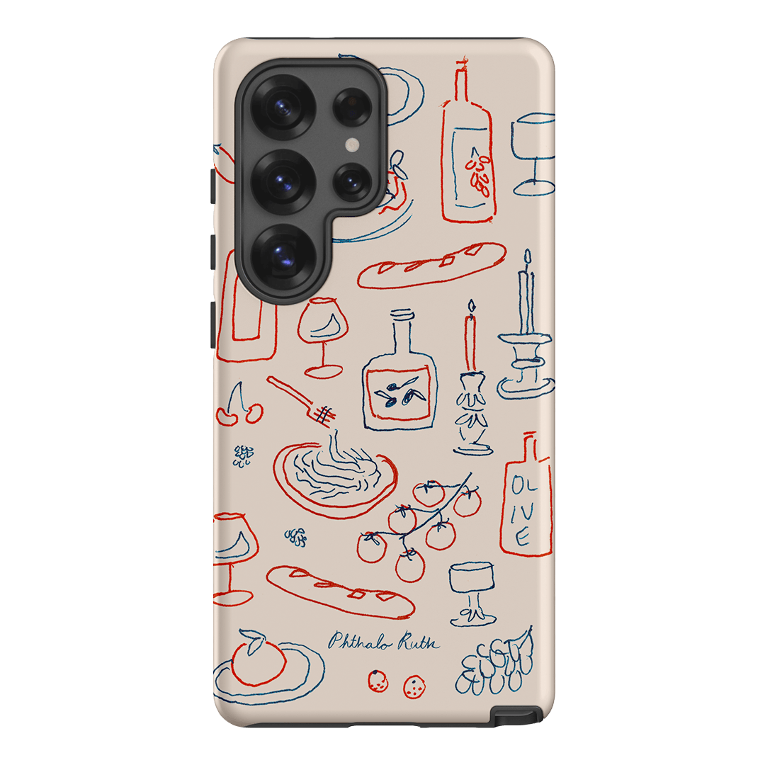 Italian Fare Printed Phone Cases Samsung Galaxy S25 Ultra / Armoured by Phthalo Ruth - The Dairy