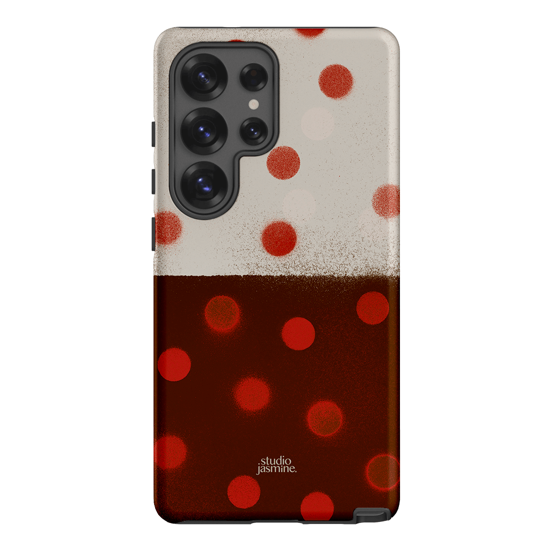 Ladybug Polka Dot Printed Phone Cases Samsung Galaxy S25 Ultra / Armoured by Jasmine Dowling - The Dairy