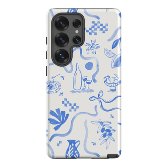 Mediterranean Wave Printed Phone Cases Samsung Galaxy S25 Ultra / Armoured by Charlie Taylor - The Dairy