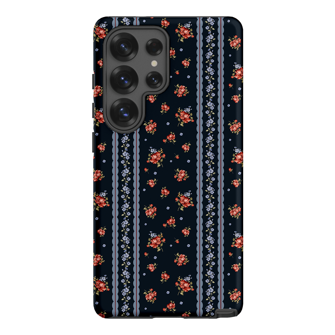 Midnight Stripe Printed Phone Cases Samsung Galaxy S25 Ultra / Armoured by Kasiags Art - The Dairy