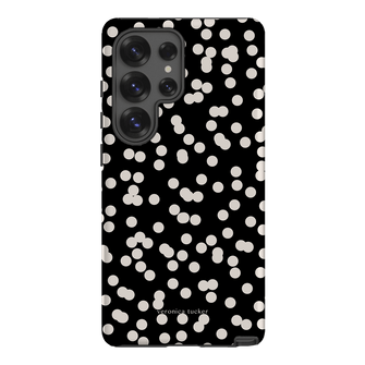 Mini Confetti Noir Printed Phone Cases Samsung Galaxy S25 Ultra / Armoured by Veronica Tucker - The Dairy