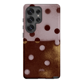 Rust Polka Dot Printed Phone Cases Samsung Galaxy S25 Ultra / Armoured by Jasmine Dowling - The Dairy