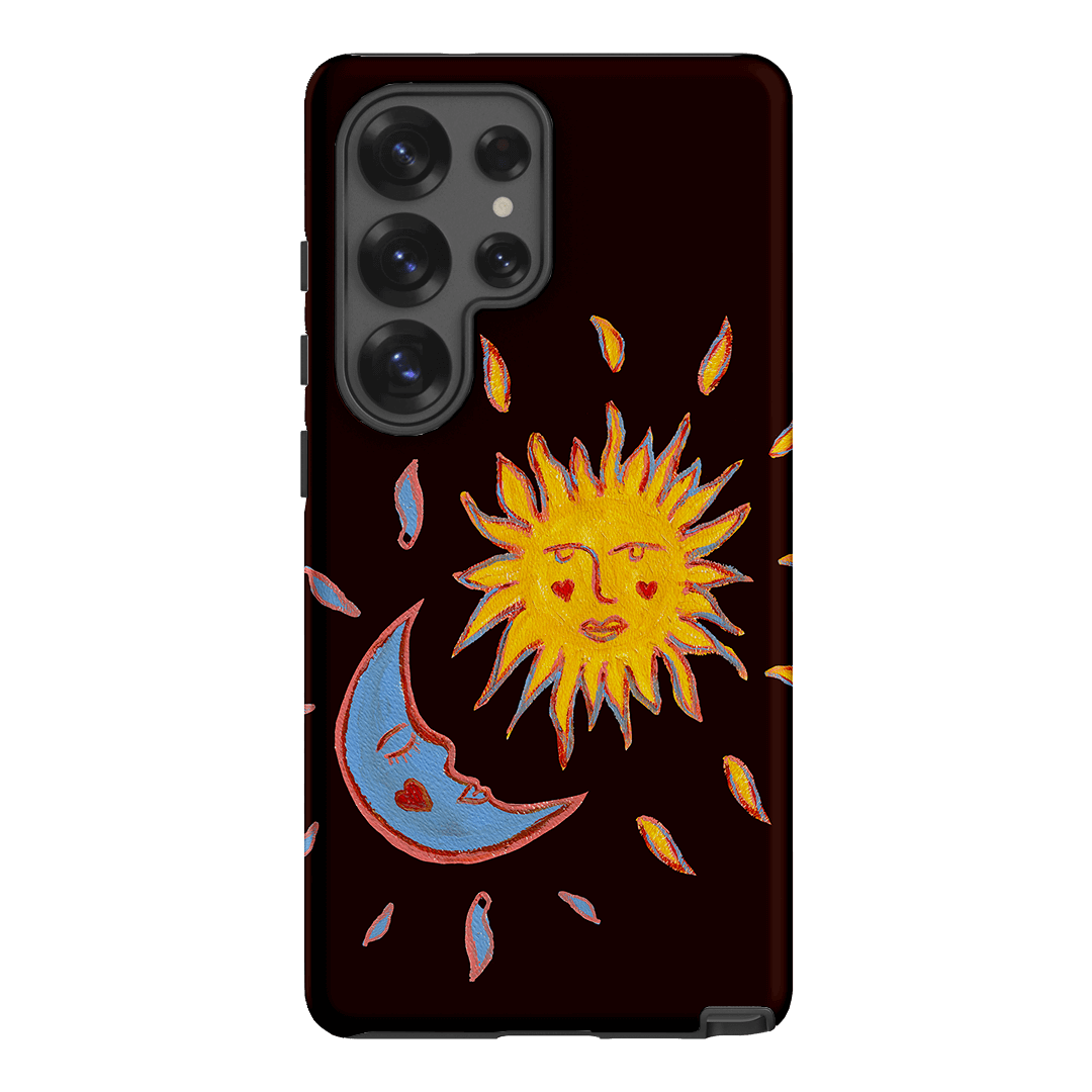Sun & Moon Plum Printed Phone Cases Samsung Galaxy S25 Ultra / Armoured by BG. Studio - The Dairy