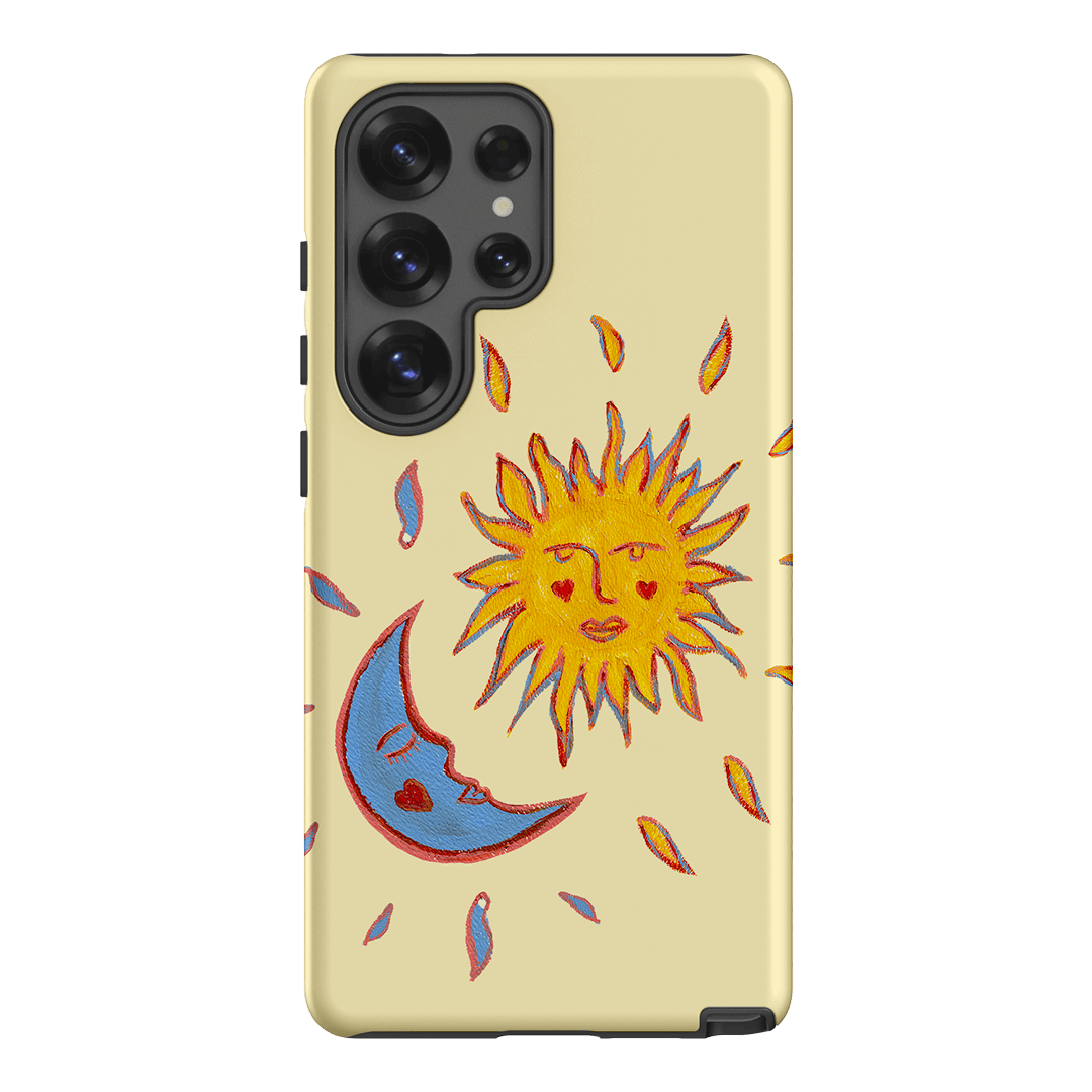 Sun & Moon Yellow Printed Phone Cases Samsung Galaxy S25 Ultra / Armoured by BG. Studio - The Dairy