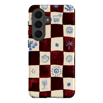 Afternoon Mezze Maroon Printed Phone Cases Samsung Galaxy S26 / Armoured by Charlie Taylor - The Dairy