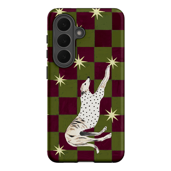 Check Greyhound Green Printed Phone Cases Samsung Galaxy S26 / Armoured by Lisa Hu - The Dairy