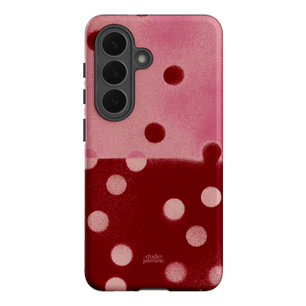 Cherry Polka Dot Printed Phone Cases Samsung Galaxy S26 / Armoured by Jasmine Dowling - The Dairy