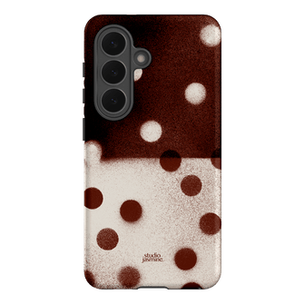 Espresso Polka Dot Printed Phone Cases Samsung Galaxy S26 / Armoured by Jasmine Dowling - The Dairy