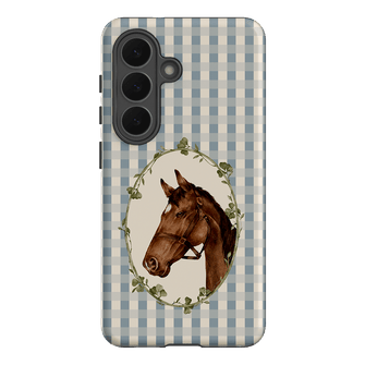Gingham Horse Printed Phone Cases Samsung Galaxy S26 / Armoured by Kasiags Art - The Dairy