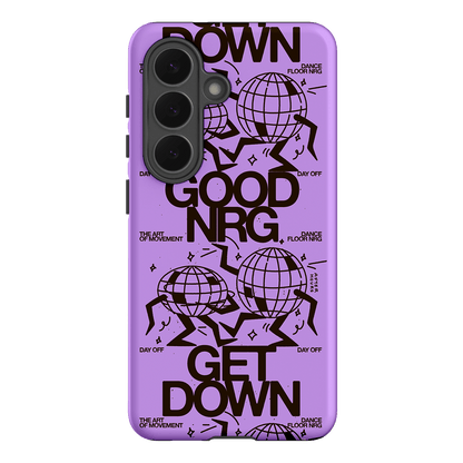 Good Energy in Purple Printed Phone Cases Samsung Galaxy S26 / Armoured by After Hours - The Dairy