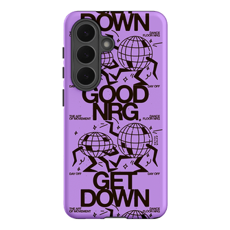 Good Energy in Purple Printed Phone Cases Samsung Galaxy S26 / Armoured by After Hours - The Dairy