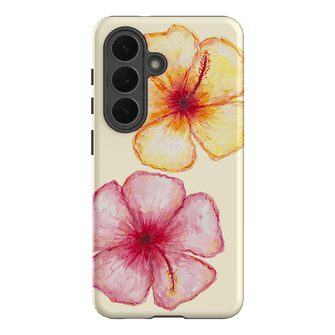 Hibiscus Flower Yellow Printed Phone Cases Samsung Galaxy S26 / Armoured by BG. Studio - The Dairy