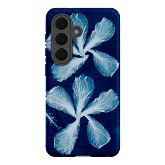 Hibiscus Cyanotype Printed Phone Cases Samsung Galaxy S26 / Armoured by Sally Hungerford - The Dairy