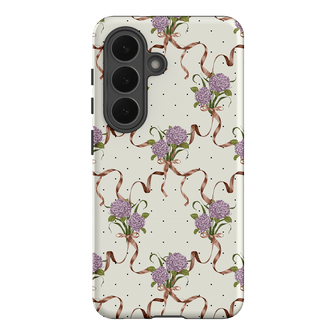 Hydrangea Ribbon Printed Phone Cases Samsung Galaxy S26 / Armoured by Veronica Tucker - The Dairy