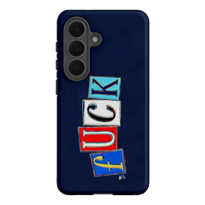 Lil Fcks Blue Printed Phone Cases Samsung Galaxy S26 / Armoured by Margarbs Art - The Dairy