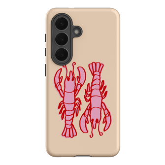 Lobster Love Peach Printed Phone Cases Samsung Galaxy S26 / Armoured by The Dairy - The Dairy
