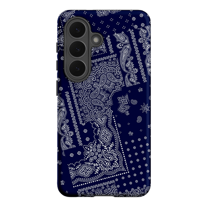Paisley Indigo Printed Phone Cases Samsung Galaxy S26 / Armoured by The Dairy - The Dairy