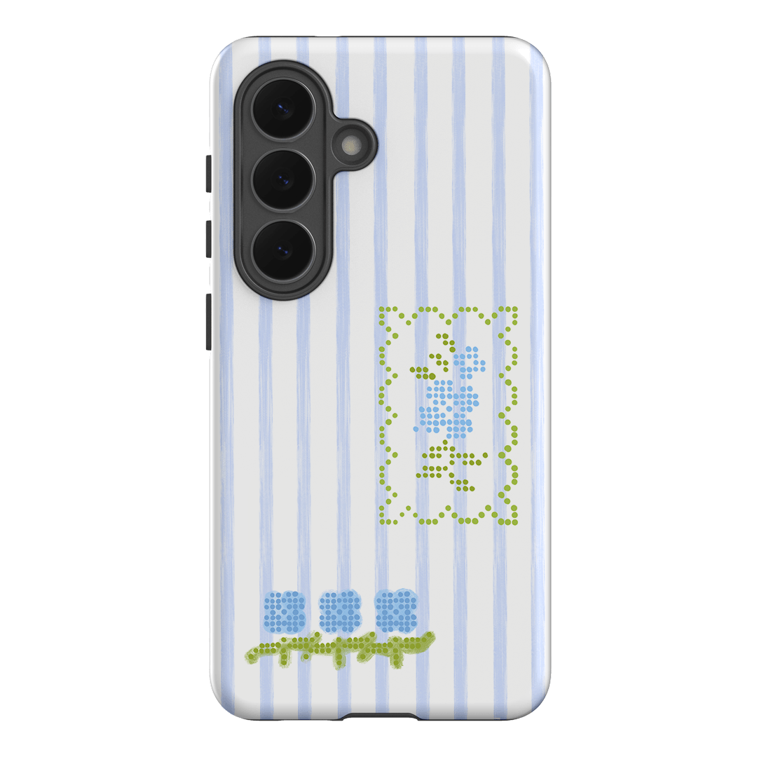 Patchwork Blue Printed Phone Cases Samsung Galaxy S26 / Armoured by Kayla Carr - The Dairy