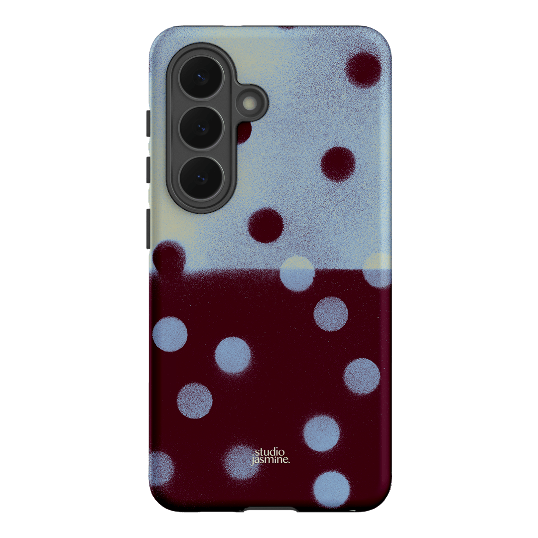 Plum Polka Dot Printed Phone Cases Samsung Galaxy S26 / Armoured by Jasmine Dowling - The Dairy