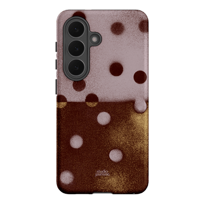 Rust Polka Dot Printed Phone Cases Samsung Galaxy S26 / Armoured by Jasmine Dowling - The Dairy
