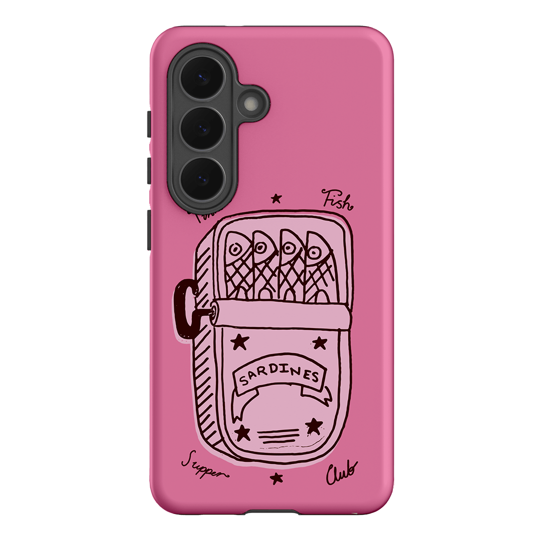 Sardine Social Pink Printed Phone Cases Samsung Galaxy S26 / Armoured by The Dairy - The Dairy