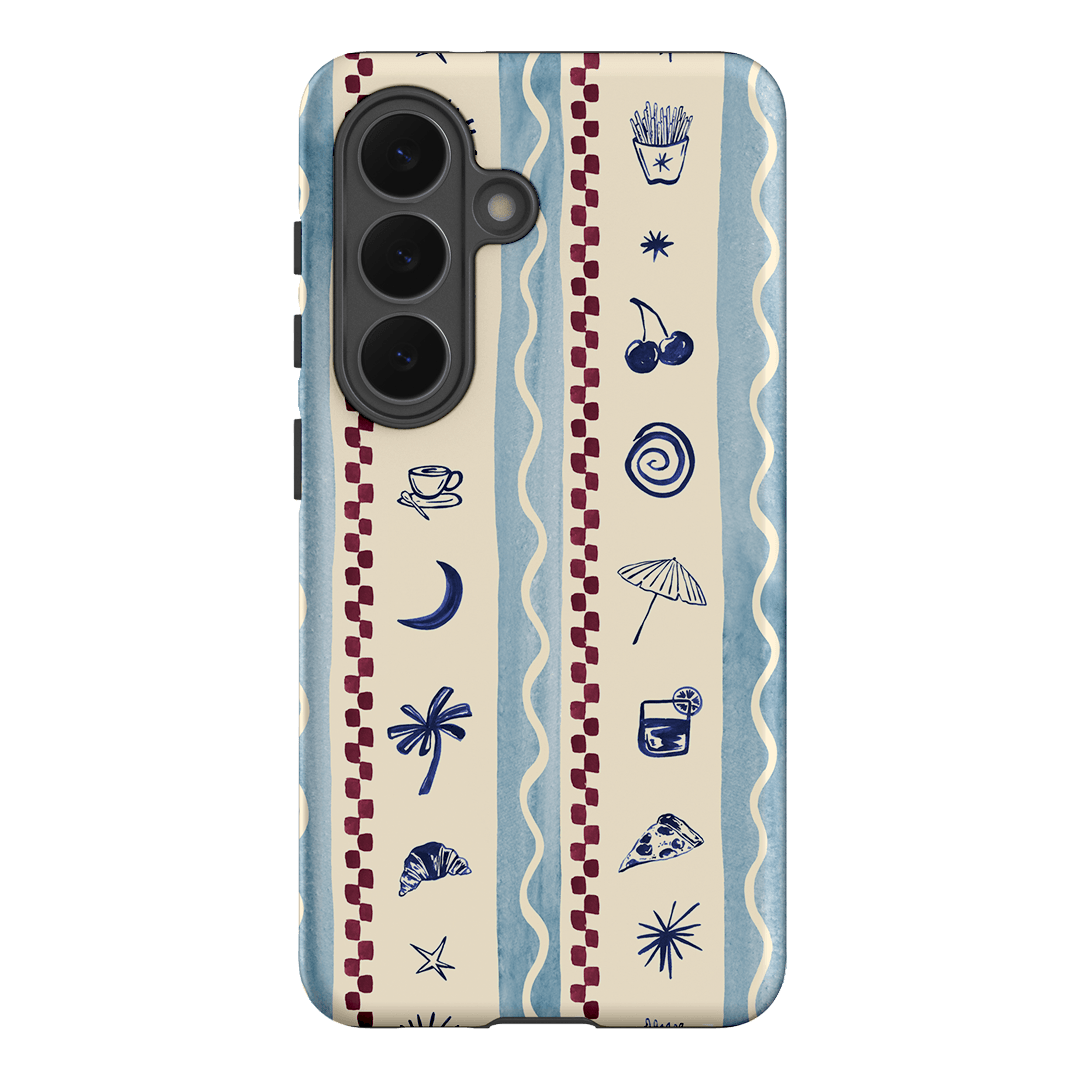 Summer Snacks Blue Printed Phone Cases Samsung Galaxy S26 / Armoured by Charlie Taylor - The Dairy