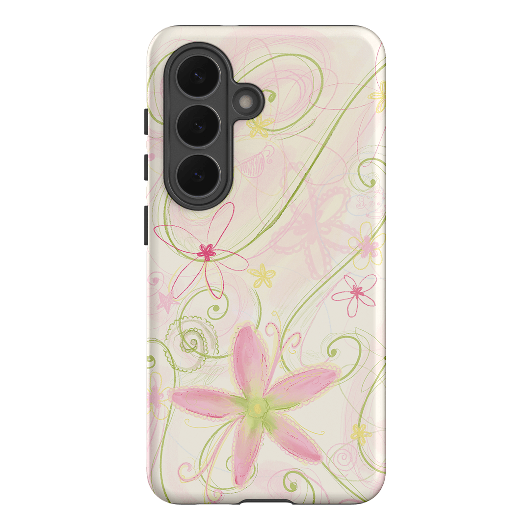 Swirl Pink Printed Phone Cases Samsung Galaxy S26 / Armoured by Kayla Carr - The Dairy