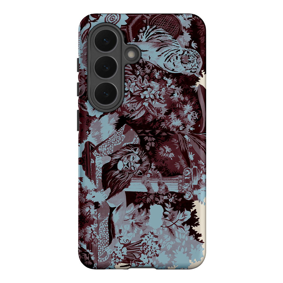 Tippi Blue Printed Phone Cases Samsung Galaxy S26 / Armoured by Desmond & Dempsey - The Dairy