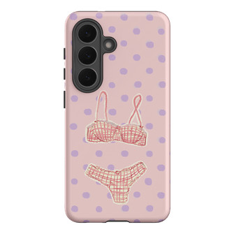 Vintage Gingham Printed Phone Cases Samsung Galaxy S26 / Armoured by Kayla Carr - The Dairy
