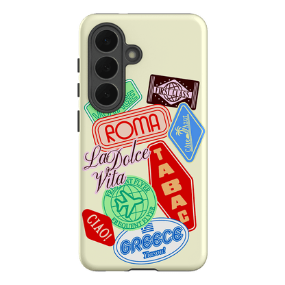 Well Travelled Printed Phone Cases Samsung Galaxy S26 / Armoured by The Dairy - The Dairy
