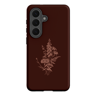 Wildflowers Mocha Printed Phone Cases Samsung Galaxy S26 / Armoured by Typoflora - The Dairy