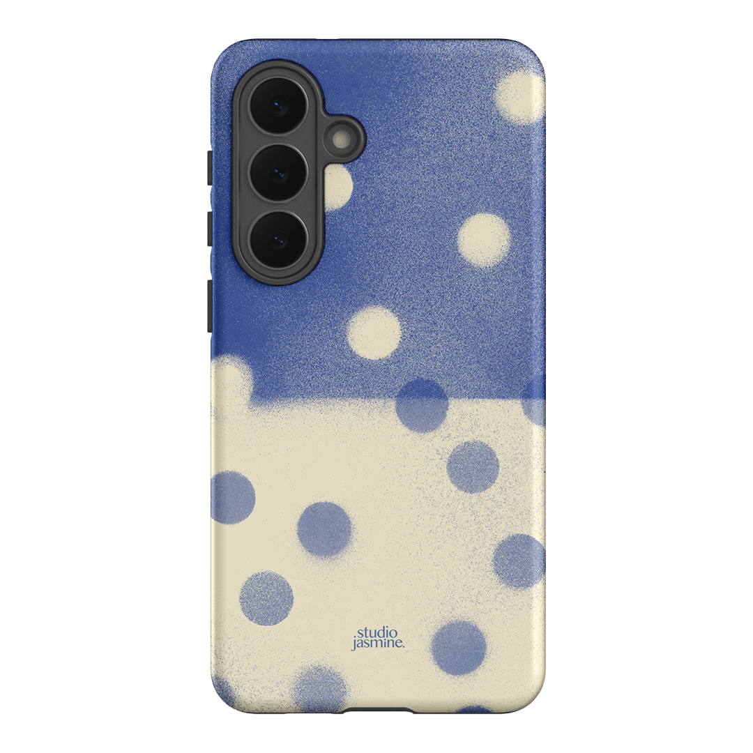 Bleu Polka Dot Printed Phone Cases Samsung Galaxy S26 Plus / Armoured by Jasmine Dowling - The Dairy