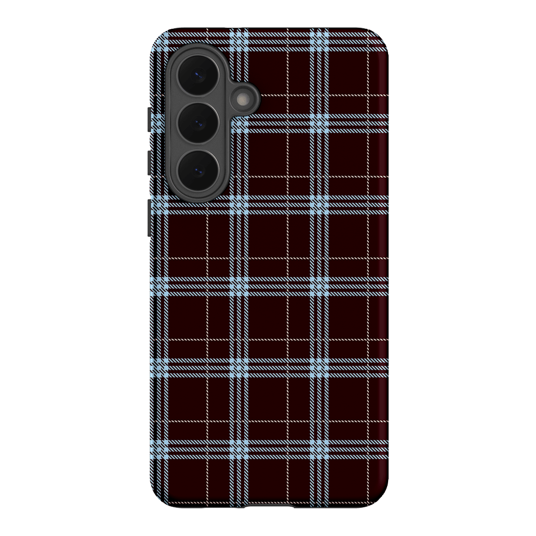 Mocha Plaid Printed Phone Cases Samsung Galaxy S26 Plus / Armoured by The Dairy - The Dairy