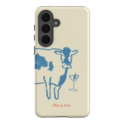 Mootini Blue Printed Phone Cases Samsung Galaxy S26 Plus / Armoured by Phthalo Ruth - The Dairy