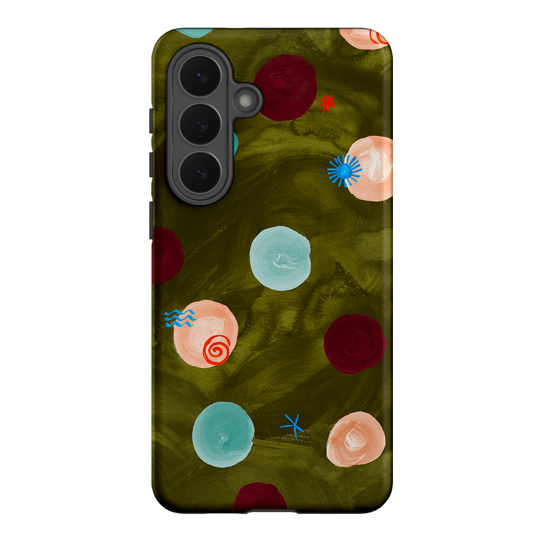 Olive Spot Printed Phone Cases Samsung Galaxy S26 Plus / Armoured by Charlie Taylor - The Dairy