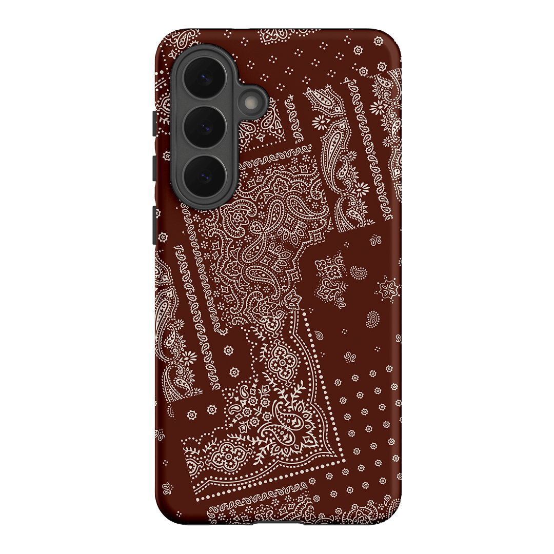 Paisley Cinnamon Printed Phone Cases Samsung Galaxy S26 Plus / Armoured by The Dairy - The Dairy
