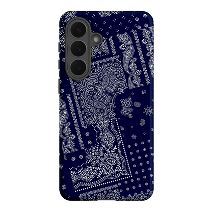 Paisley Indigo Printed Phone Cases Samsung Galaxy S26 Plus / Armoured by The Dairy - The Dairy