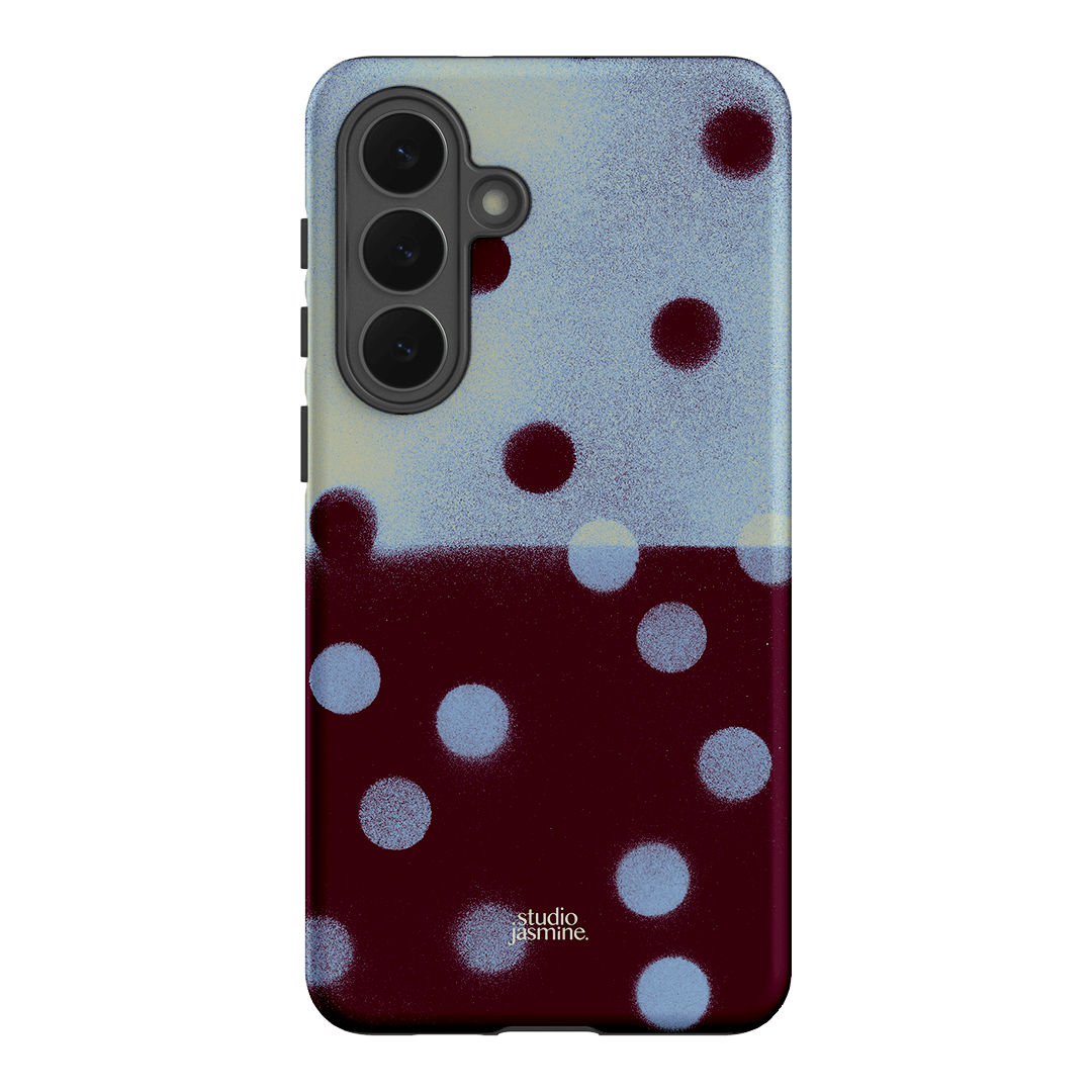 Plum Polka Dot Printed Phone Cases Samsung Galaxy S26 Plus / Armoured by Jasmine Dowling - The Dairy