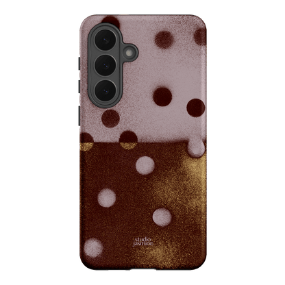 Rust Polka Dot Printed Phone Cases Samsung Galaxy S26 Plus / Armoured by Jasmine Dowling - The Dairy