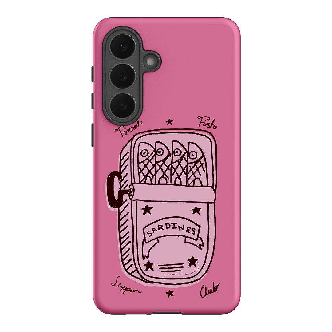Sardine Social Pink Printed Phone Cases Samsung Galaxy S26 Plus / Armoured by The Dairy - The Dairy