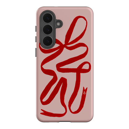 Valentine Ribbon Printed Phone Cases Samsung Galaxy S26 Plus / Armoured by Jasmine Dowling - The Dairy