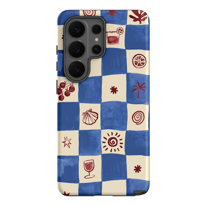 Afternoon Mezze Cornflower Printed Phone Cases Samsung Galaxy S26 Ultra / Armoured by Charlie Taylor - The Dairy