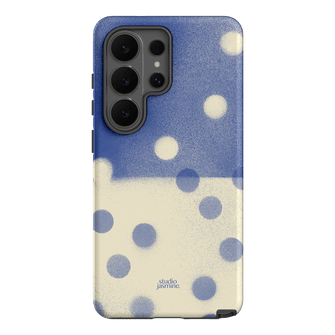 Bleu Polka Dot Printed Phone Cases Samsung Galaxy S26 Ultra / Armoured by Jasmine Dowling - The Dairy