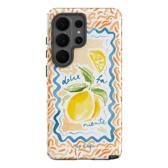 Dolce Far Niente Printed Phone Cases Samsung Galaxy S26 Ultra / Armoured by Cass Deller - The Dairy