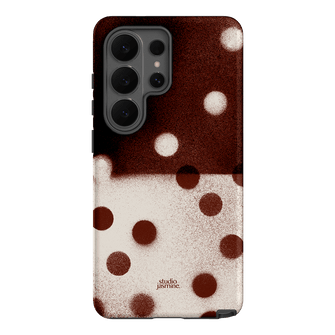 Espresso Polka Dot Printed Phone Cases Samsung Galaxy S26 Ultra / Armoured by Jasmine Dowling - The Dairy