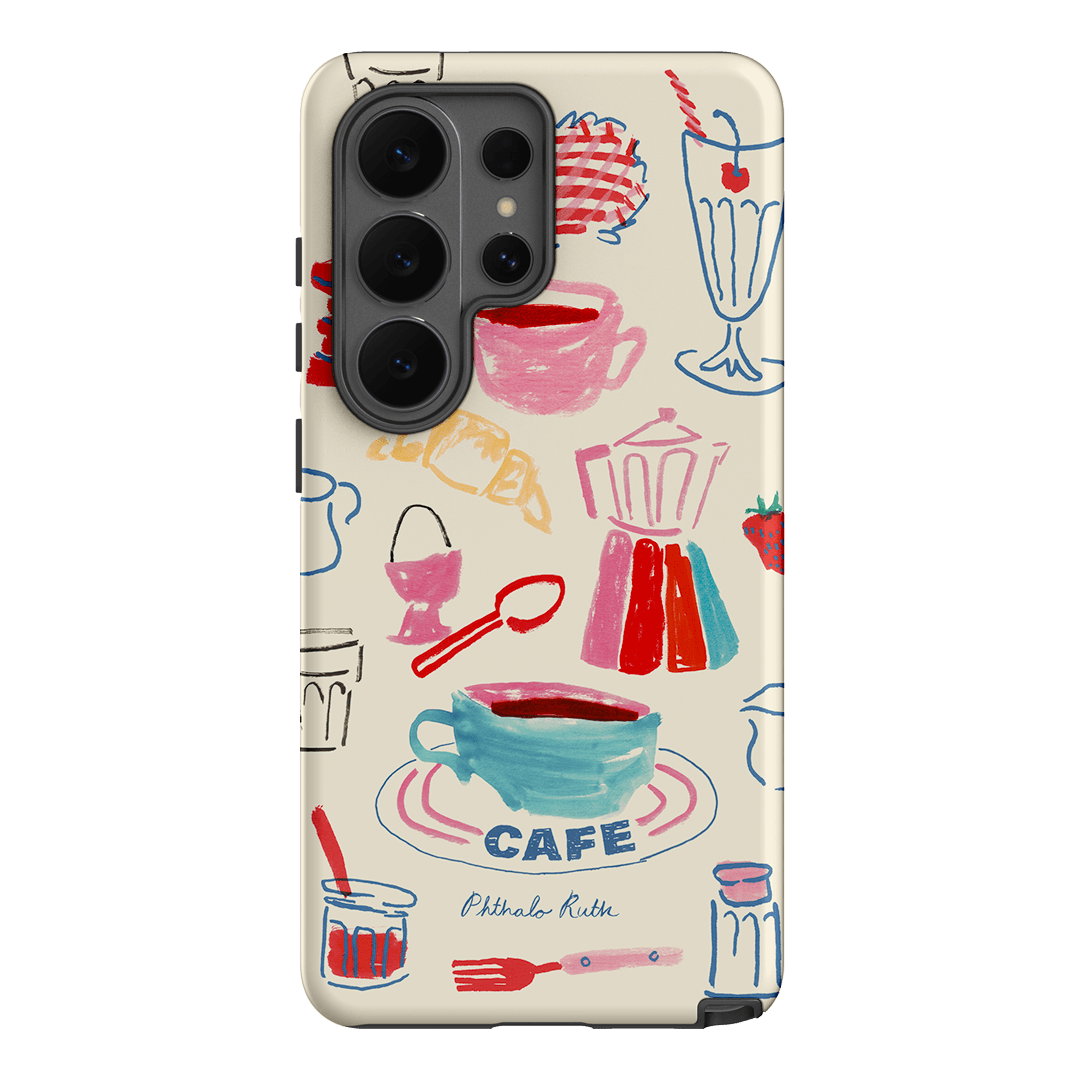 Home Cafe Printed Phone Cases Samsung Galaxy S26 Ultra / Armoured by Phthalo Ruth - The Dairy