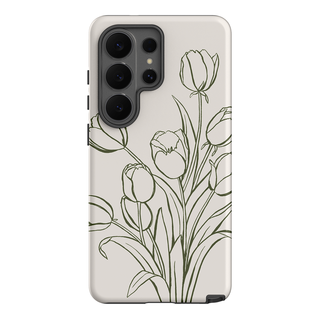 Inked Tulips Printed Phone Cases Samsung Galaxy S26 Ultra / Armoured by Typoflora - The Dairy
