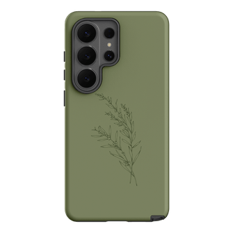 Khaki Wattle Printed Phone Cases Samsung Galaxy S26 Ultra / Armoured by Typoflora - The Dairy