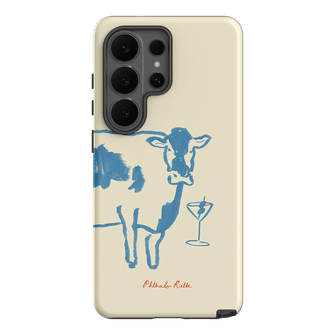 Mootini Blue Printed Phone Cases Samsung Galaxy S26 Ultra / Armoured by Phthalo Ruth - The Dairy