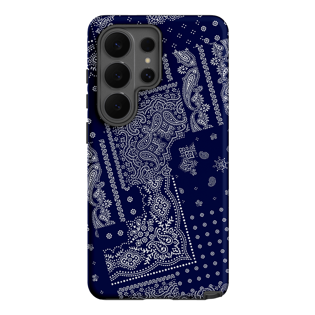 Paisley Indigo Printed Phone Cases Samsung Galaxy S26 Ultra / Armoured by The Dairy - The Dairy